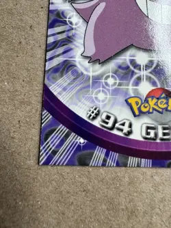 Topps Pokemon Card Gengar #94 Non-Holo Blue Label First Print - Image 5