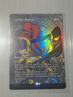 Foil Leyline Binding (Borderless) - 2 - NM - Marvel Universe Eternal-Legal - Image 1