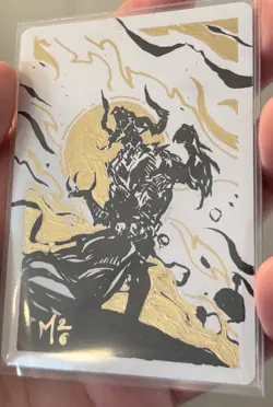 Moraug, Fury of Akoum (Showcase) Zendikar Rising Foil Signed Artist Proof - Image 3
