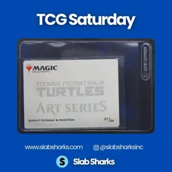 2025 MTG TMNT ART SERIES #27/54 SPLINTER'S TECHNIQUE GOLD STAMPED SIGNATURE - Image 2
