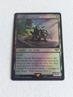 MTG Magic The Gathering Foil Orcish Bowmasters #57 - Image 1