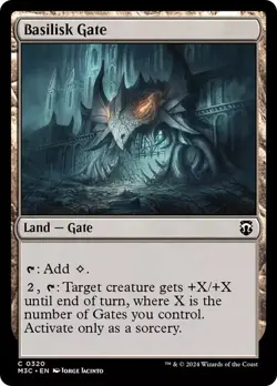 BASILISK GATE X 4 N/M MODERN HORIZONS 3 COMMANDER MAGIC THE GATHERING - Image 1