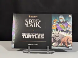 MTG Secret Lair x TMNT VHS VILLAINS Non-Foil Edition Sealed New SHREDDER - Image 1