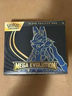 Pokemon ETB Mega Evolution Lucario Elite Trainer Box ETB *FACTORY SEALED* 🔥 💎 - Image 1