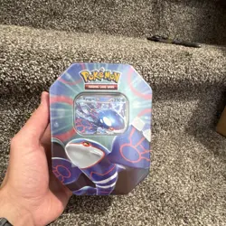 2025 Pokemon TCG: Azure Legends Tin featuring Kyogre EX New Factory Sealed - Image 1
