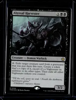 Abyssal Harvester - 54 - Foil - FDN - NM - MTG Magic the Gathering - Image 1