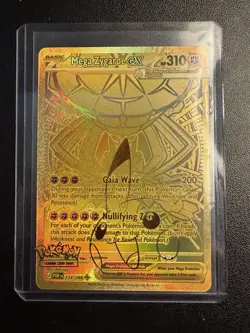 Mega Zygarde EX Gold Hyper Rare 124/088 Pokemon Perfect Order English 2026 NM - Image 1