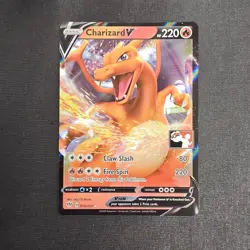 Charizard V Stamped 019/189 Play! Prize Pack Series One Pokemon TCG - Image 1