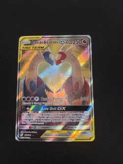 Pokemon Latias & Latios GX Ultra Rare Full Art Holo 170/181 SM-Team Up 250 HP - Image 1