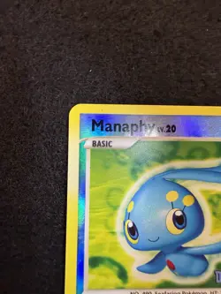 Pokemon Manaphy Reverse Holo Stamped Promo 9/130 Diamond and Pearl in MP+ - Image 3