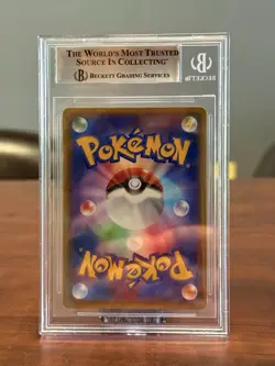 2016 POKEMON JPN XY PROMO #208 PONCHO-WEARING PIKACHU BGS 9 - Image 2
