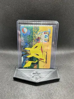 1999 Vintage Pocket Monsters Vending Prism - Pikachu Wacky Face, Togepi #391 - Image 1