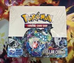 Pokemon Scarlet & Violet Stellar Crown Booster Box,Pokemon TCG Scarlet & Violet - Image 1