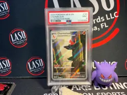 2023 POKEMON MEW EN-151 ILLUSTRATION RARE #169 CHARMELEON PSA 9 - Image 1