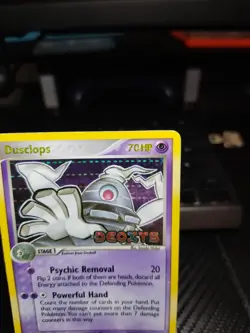 Dusclops 7/107 Reverse Holo Stamped Pokemon Deoxys 2005 MP - Image 3