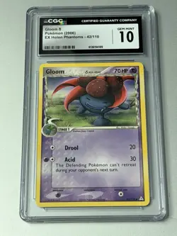 Gloom δ EX Holon Phantoms CGC 10 42/110 2006 English Pokemon TCG - Image 1