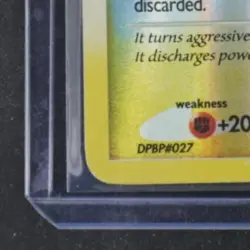 2007 POKEMON DIAMOND & PEARL MYSTERIOUS TREASURES #15/123 RAICHU REVERSE HOLO - Image 4