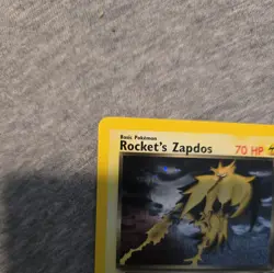 Pokemon TCG Rocket’s Zapdos 15/132 Holo Rare WOTC - Image 2