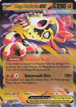 Mega Hawlucha ex - 116/217 Holo Double Rare 2026 Ascended Heroes Pokemon NM - Image 1