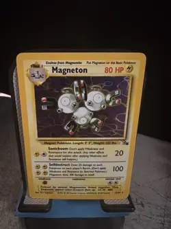 1999 Pokemon TGC Fossil Magneton Holo Rare 11/62 - Image 1