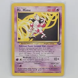 Pokemon TCG Jungle Set 1999 Mr. Mime 22/64 Rare. Non Holo. - Image 1
