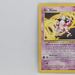 Pokemon TCG Jungle Set 1999 Mr. Mime 22/64 Rare. Non Holo. - Image 2