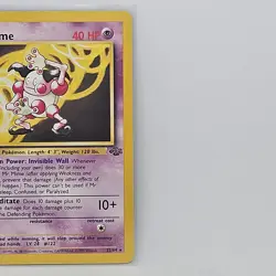 Pokemon TCG Jungle Set 1999 Mr. Mime 22/64 Rare. Non Holo. - Image 3