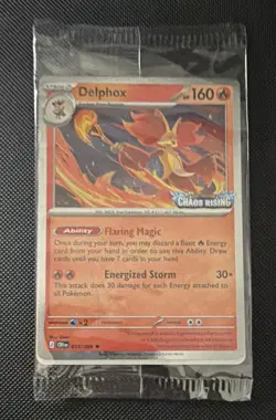 Pokemon Chaos Rising Stamped Promo -Delphox 013/086 - Best Buy - Image 1