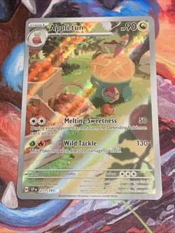 Pokemon TCG Appletun 211/191 Surging Sparks Illustration Rare 211/191 Mint - Image 1