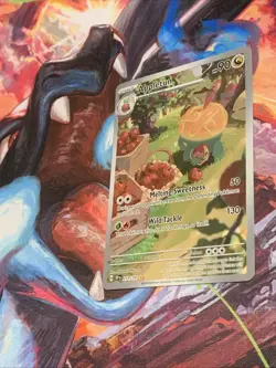 Pokemon TCG Appletun 211/191 Surging Sparks Illustration Rare 211/191 Mint - Image 2