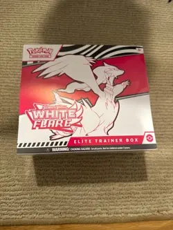 Pokemon TCG White Flare ETB Elite Trainer Box New Sealed - Image 1