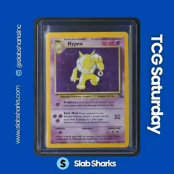 1999 POKEMON FOSSIL #8/62 HYPNO HOLO RARE - Image 1