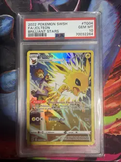 Jolteon #TG04/TG30 - 2022 Pokemon SWSH Brilliant Stars - Gem MINT PSA 10 - Image 1