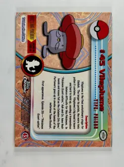 Vileplume 2000 Topps Chrome Pokemon TV Animation Series 1 #45 * Near Mint - Image 2