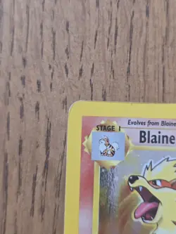 Pokemon TCG Blaine's Arcanine Gym Challenge 1 Holo Unlimited Rare - Image 5