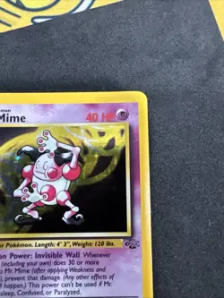 Pokemon TCG Mr. Mime Holo Rare Jungle 6/64 MP - Image 4