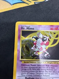 Pokemon TCG Mr. Mime Holo Rare Jungle 6/64 MP - Image 5