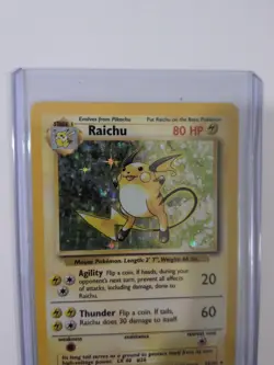 Pokemon TCG Raichu Base Set 14/102 Holo 1999-2000 Wizards Base Set Copyright... - Image 2