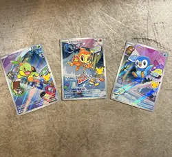 Pokemon TCG First Partner Illustration Collection Series 1 Gen 4 Sinnoh Starters - Image 1