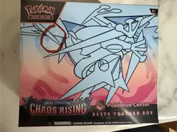 Pokemon TCG Chaos Rising Elite Pokemon Center Exclusive ETB - Sealed Small Tear - Image 1