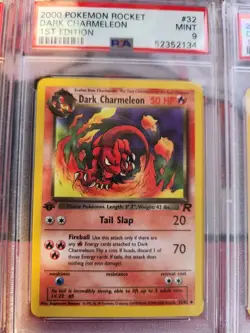 Pokemon Team Rocket 1st Edition Charizard Set PSA 9 - Image 3