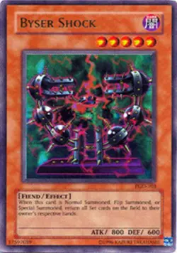 Yugioh! MP Byser Shock - PGD-103 - Ultra Rare - 1st Edition Moderately Played, E - Image 1
