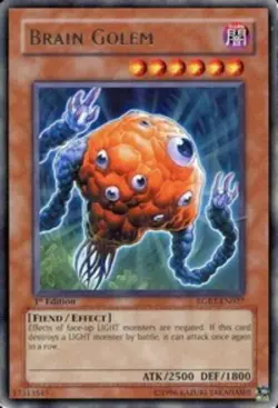 Yugioh! LP Brain Golem - RGBT-EN027 - Rare - Unlimited Edition Lightly Played, E - Image 1