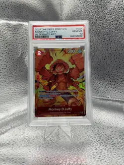 One Piece Monkey D Luffy Alternate Art PRB01 Op01-024 Psa 10 - Image 1