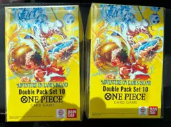 Lot of (2) One Piece OP15: Adventure On Kamis Island Double Pack Set 10 SEALED - Image 1