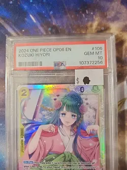 2024 One Piece Wings of The Captain Kouzuki Hiyori OP06 #106 PSA 10 - Image 2