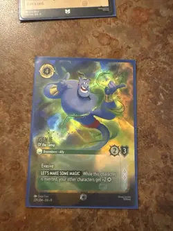 Disney Lorcana Fabled - Genie of the Lamp - Enchanted - 229/204 - Image 1
