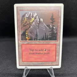 Magic The Gathering Mountain Unlimited Edition - Image 1