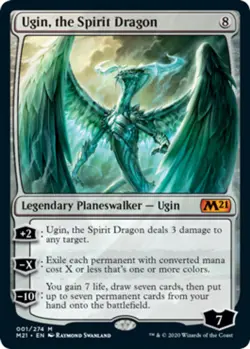 [1x] Ugin, the Spirit Dragon Near Mint, English Core Set 2021 MTG Magic - Image 1