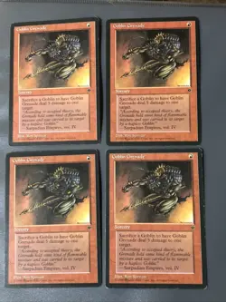 Goblin Grenade X4 Fallen Empires LP Condition See Front/back Pics - Image 1